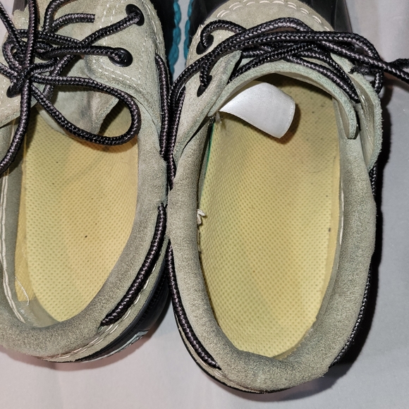 Ll bean teal bottom leather mock ankle boots womens size 7 - Picture 7 of 7